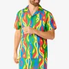 Men OppoSuits Printed Summer Sets^Loopy Lines