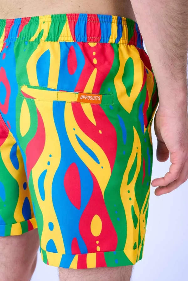 Men OppoSuits Printed Summer Sets^Loopy Lines