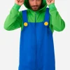 Men OppoSuits Solid Colored Onesies^Luigi