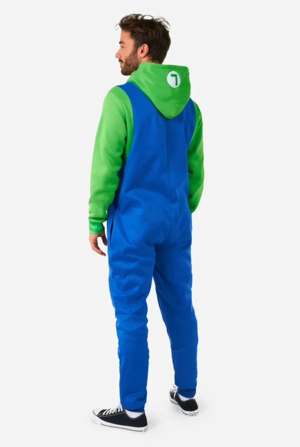 Men OppoSuits Solid Colored Onesies^Luigi