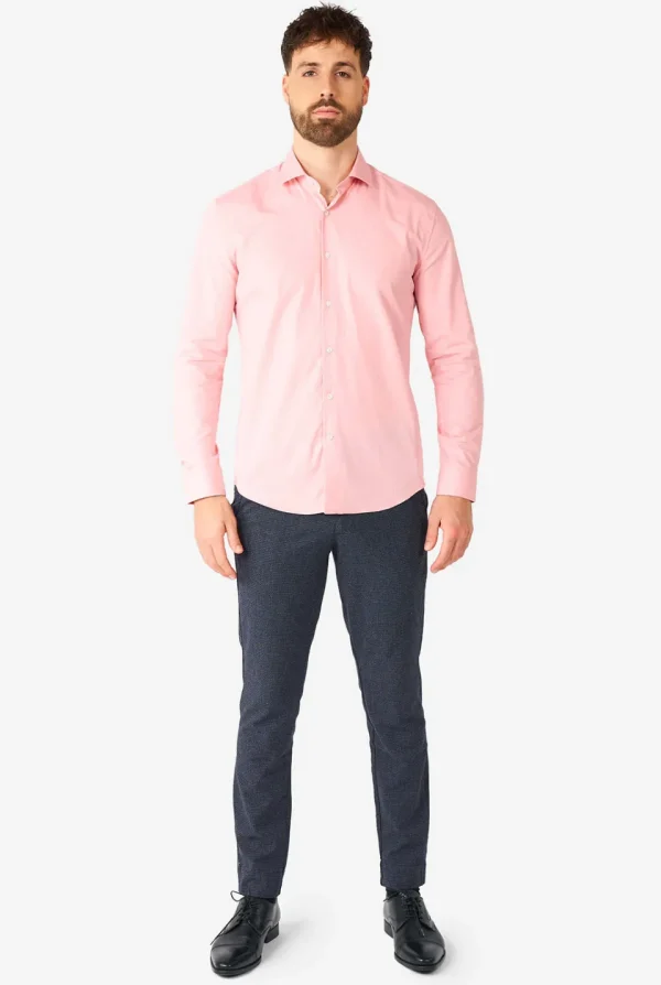 Men OppoSuits Solid Colored Shirts^Lush Blush