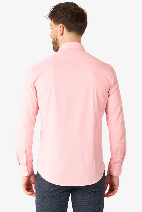 Men OppoSuits Solid Colored Shirts^Lush Blush