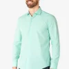 Men OppoSuits Solid Colored Shirts^Magic Mint