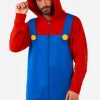 Men OppoSuits Solid Colored Onesies^Mario