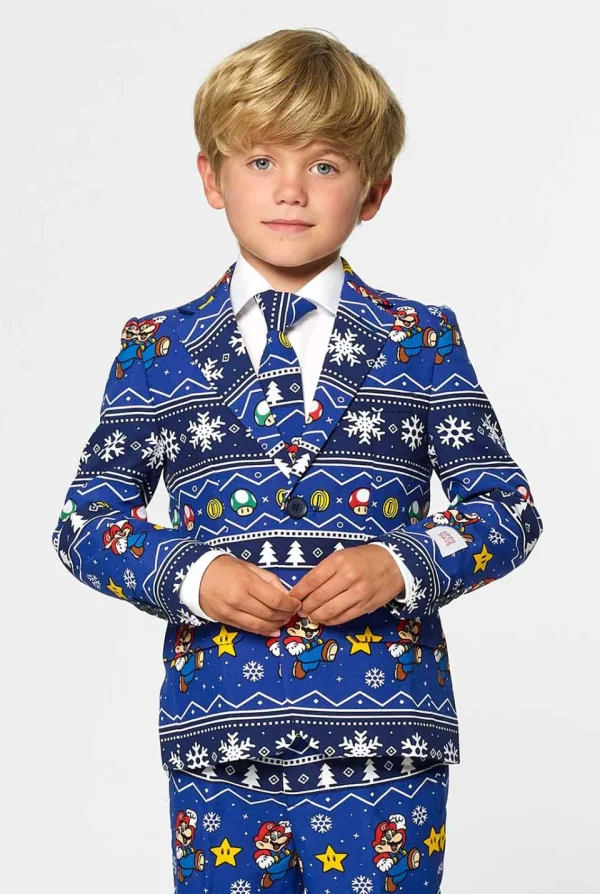 Boys OppoSuits Christmas Suits^Merry Mario™