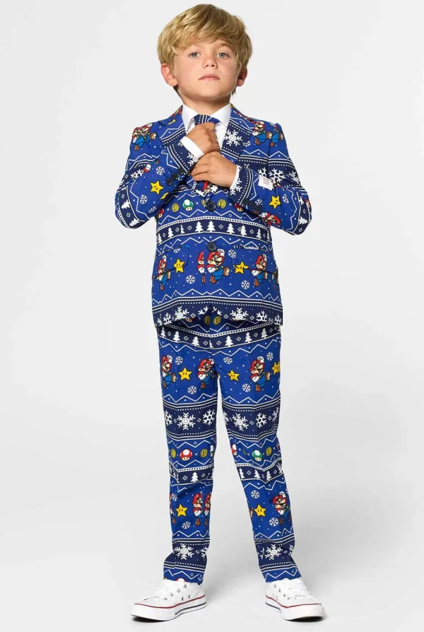 Boys OppoSuits Christmas Suits^Merry Mario™