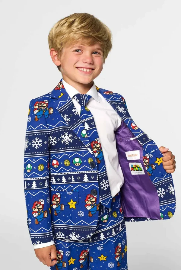 Boys OppoSuits Christmas Suits^Merry Mario™