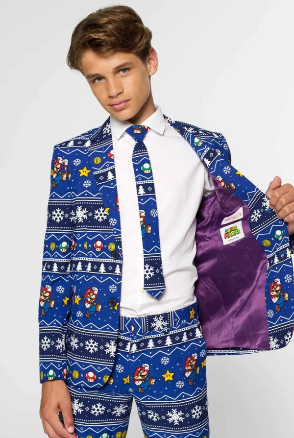 Teen Boys OppoSuits Christmas Suits^Merry Mario™