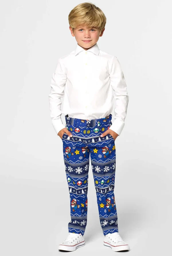 Boys OppoSuits Christmas Suits^Merry Mario™