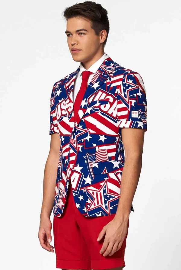 Men OppoSuits Wedding Suits^Mighty 'Murica