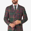 Men OppoSuits Christmas Suits^Mixed Mesh