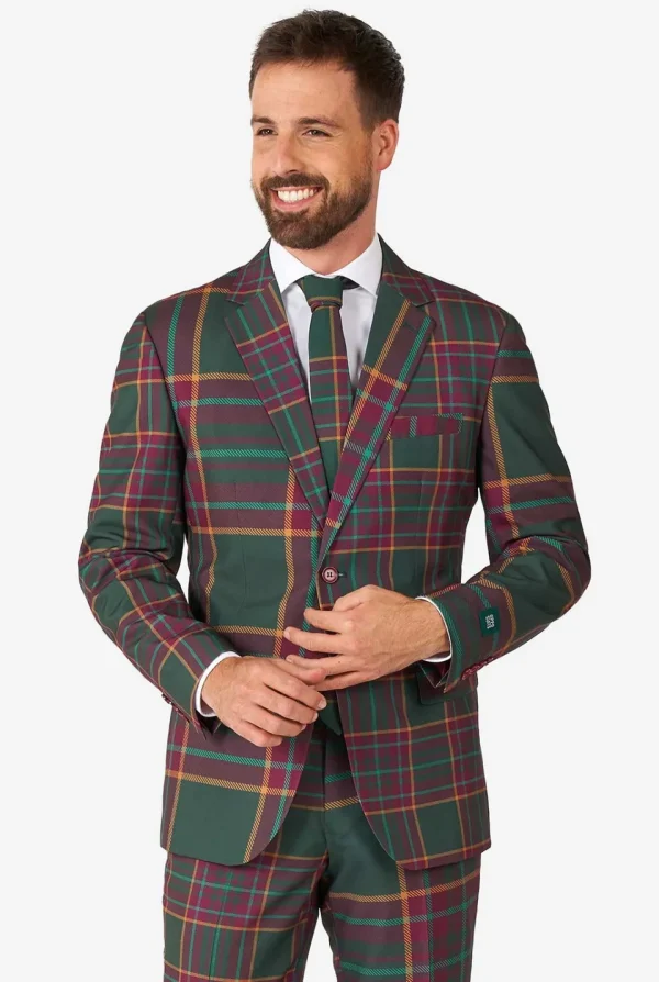 Men OppoSuits Christmas Suits^Mixed Mesh