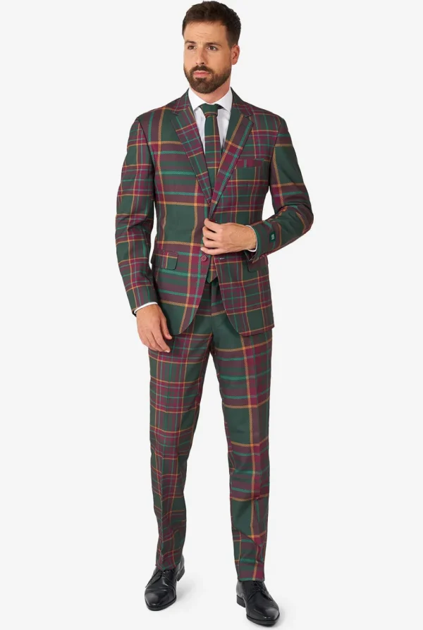 Men OppoSuits Christmas Suits^Mixed Mesh