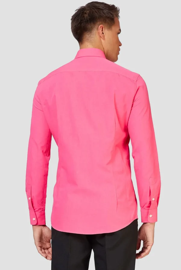 Men OppoSuits Solid Colored Shirts^Mr. Pink