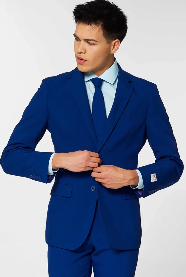 Men OppoSuits Prom Suits^Navy Royale