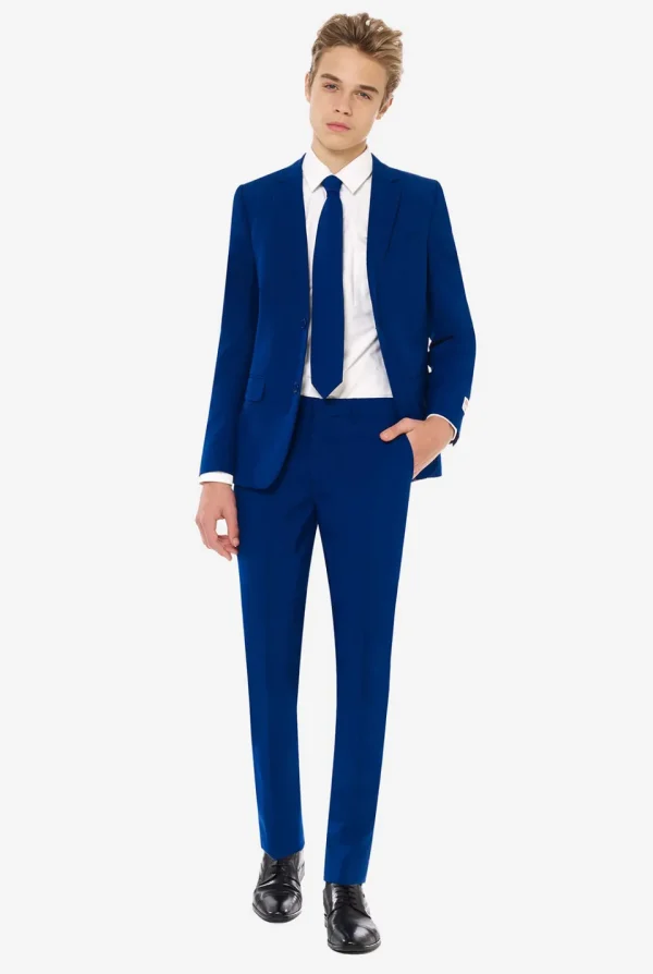 Teen Boys OppoSuits Prom Suits^Navy Royale