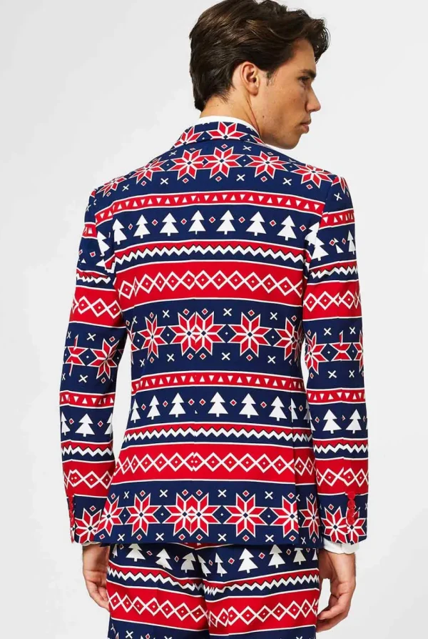 Men OppoSuits Christmas Suits^Nordic Noel