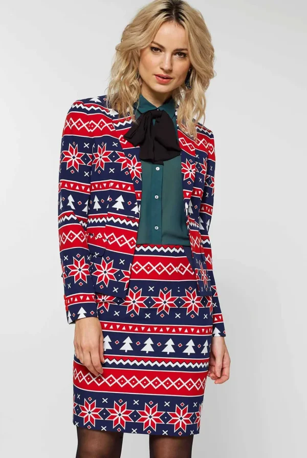 Women OppoSuits Christmas Suits^Nordic Noelle