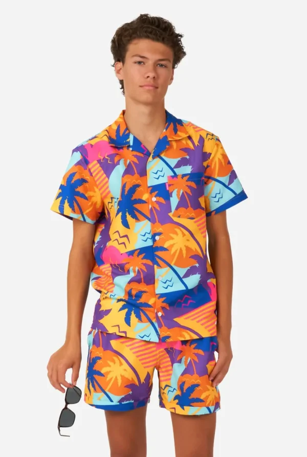 Teen Boys OppoSuits Summer Sets^Palm Power