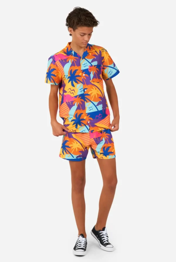 Teen Boys OppoSuits Summer Sets^Palm Power