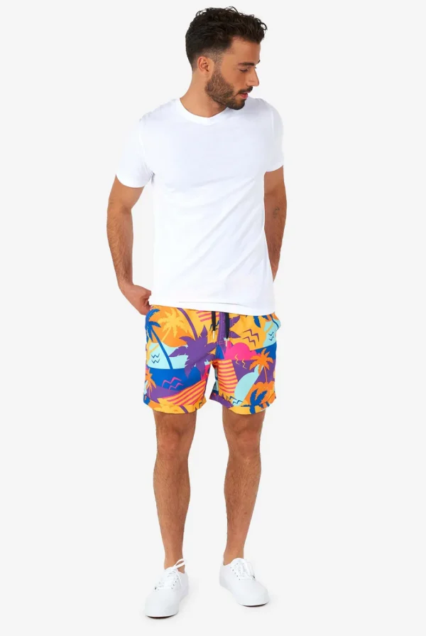 Men OppoSuits Printed Summer Sets^Palm Power