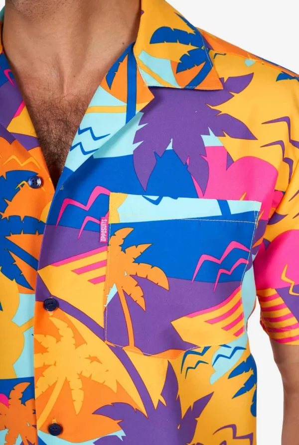 Men OppoSuits Printed Summer Sets^Palm Power