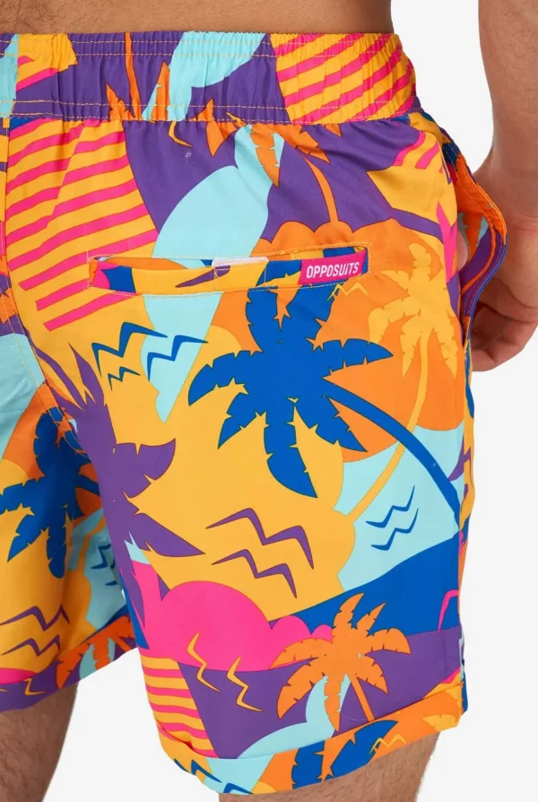 Men OppoSuits Printed Summer Sets^Palm Power