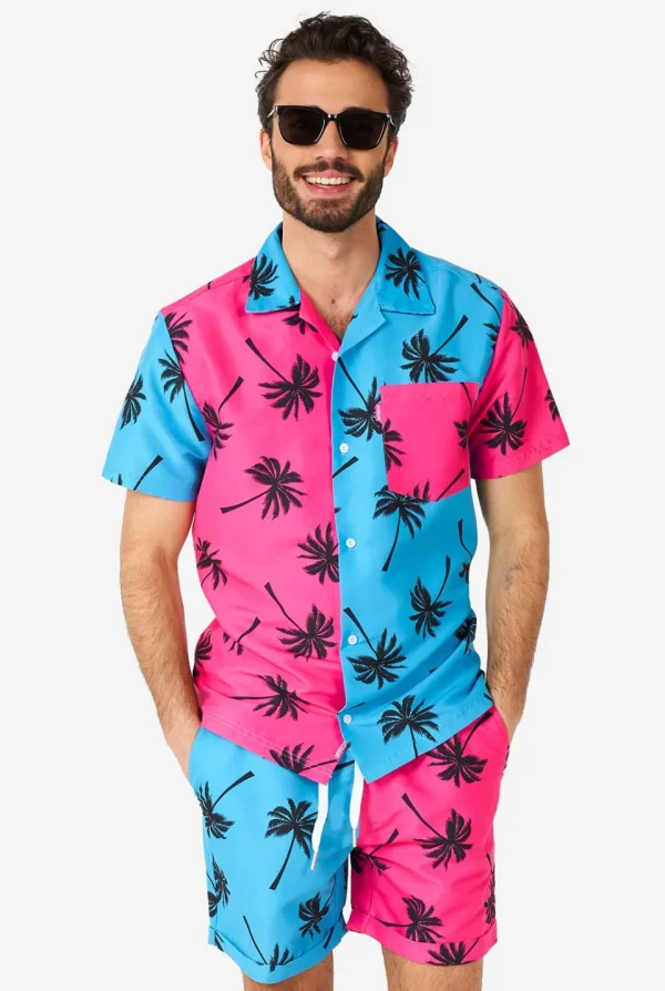 Men OppoSuits Printed Summer Sets^Parallel Palm