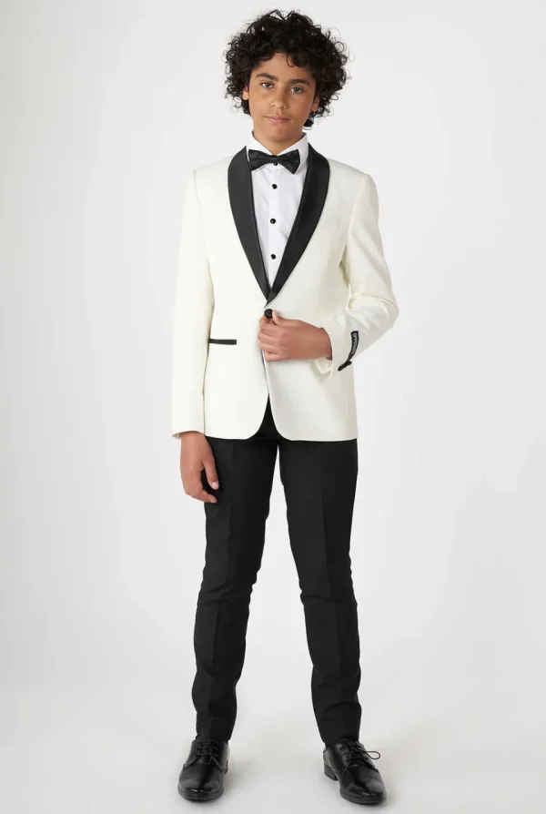 Teen Boys OppoSuits Tuxedos^Pearly White