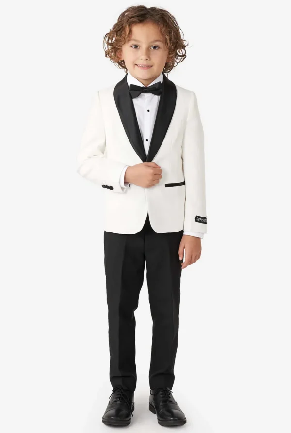 Boys OppoSuits Tuxedos^Pearly White