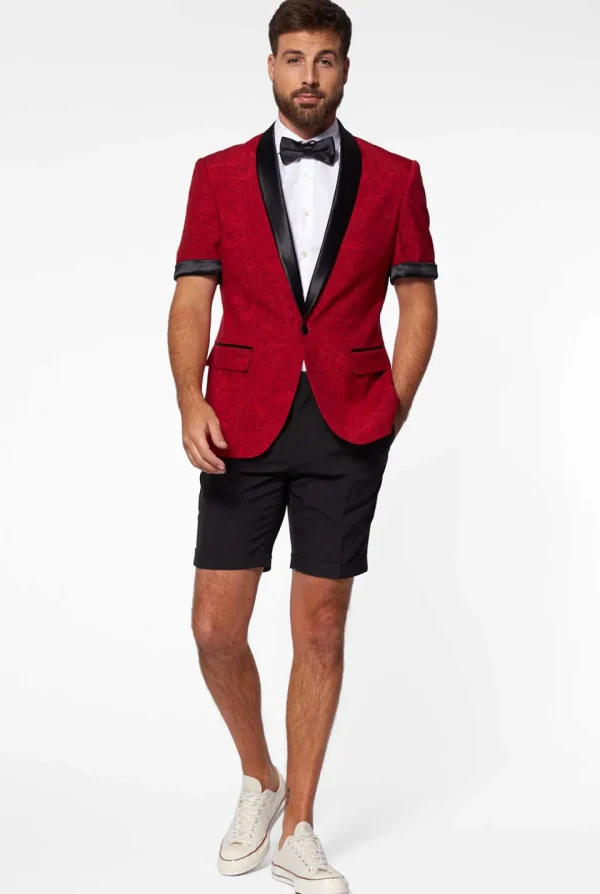 Men OppoSuits Christmas Tuxedos^Perfect Peony