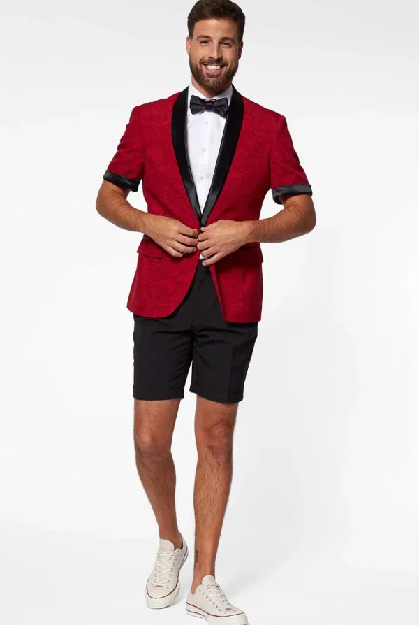 Men OppoSuits Christmas Tuxedos^Perfect Peony