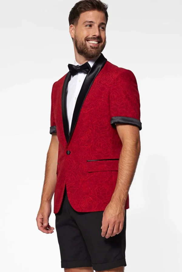 Men OppoSuits Christmas Tuxedos^Perfect Peony