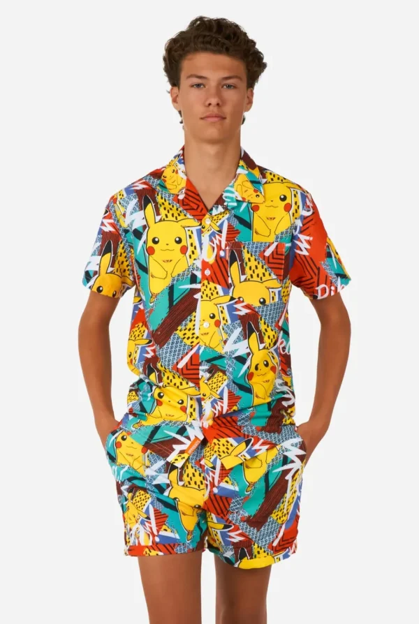 Teen Boys OppoSuits Summer Sets^Pika Pikachu