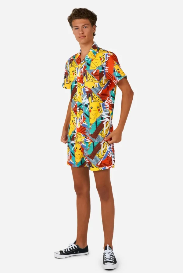 Teen Boys OppoSuits Summer Sets^Pika Pikachu