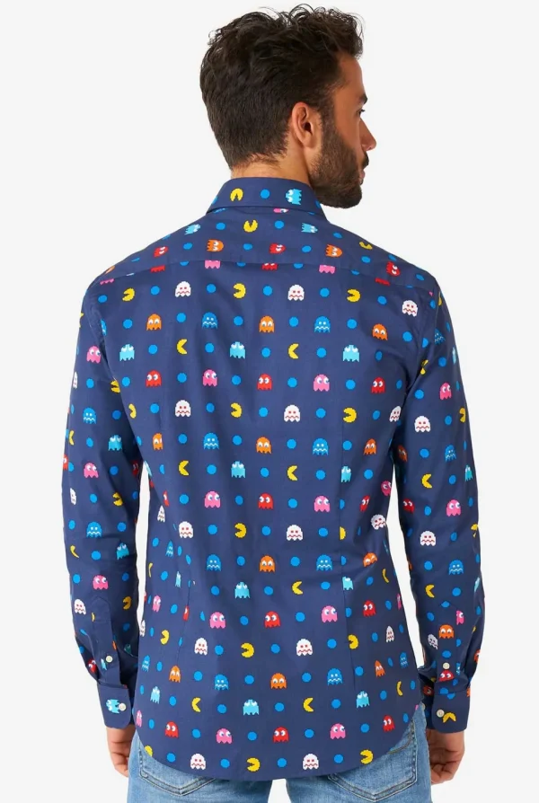 Men OppoSuits Casual Shirts^Pixel Pac-Man™