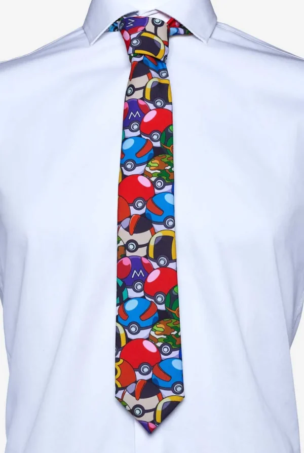 OppoSuits Ties^Pokemon™ Tie - Pokeball