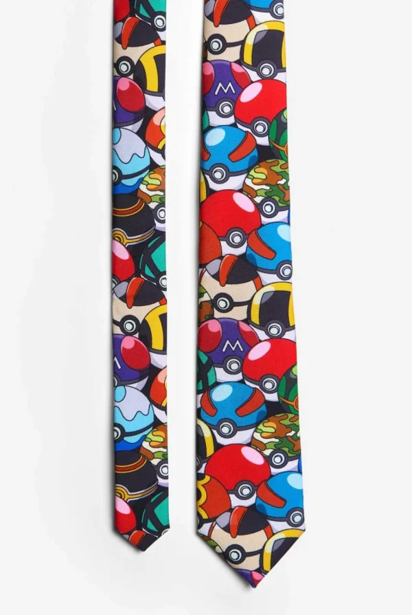 OppoSuits Ties^Pokemon™ Tie - Pokeball