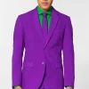 Men OppoSuits Prom Suits^Purple Prince