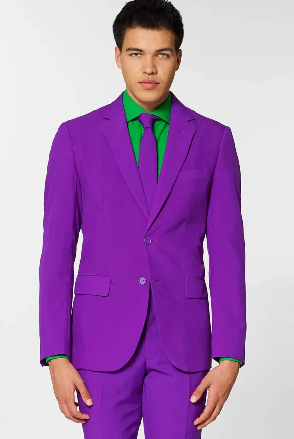 Men OppoSuits Prom Suits^Purple Prince