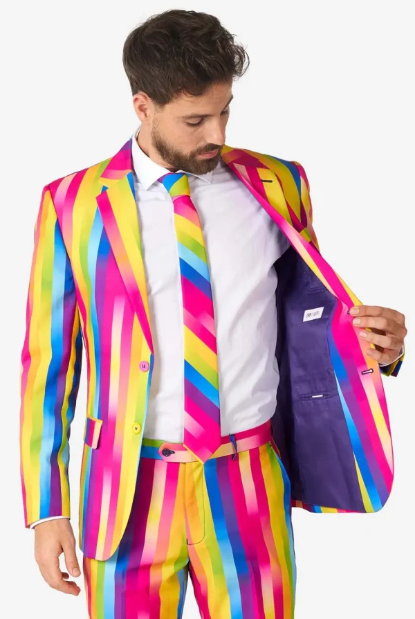 Men OppoSuits Prom Suits^Rainbow Glaze