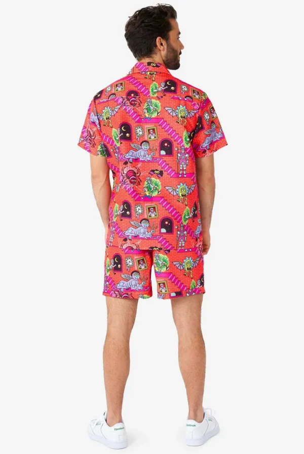 Men OppoSuits Printed Summer Sets^Rick & Morty™ Surreal