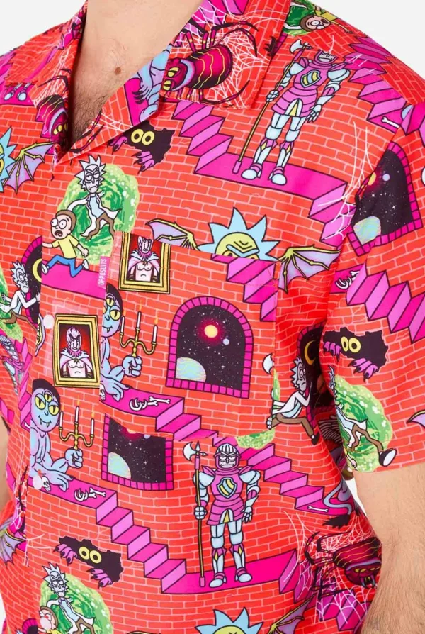 Men OppoSuits Printed Summer Sets^Rick & Morty™ Surreal