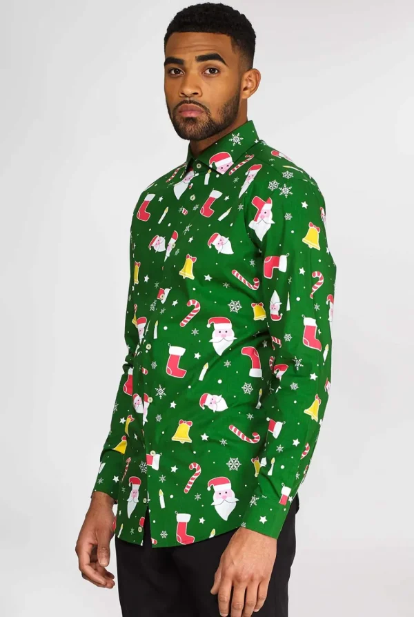 Men OppoSuits Christmas Shirts^Santaboss