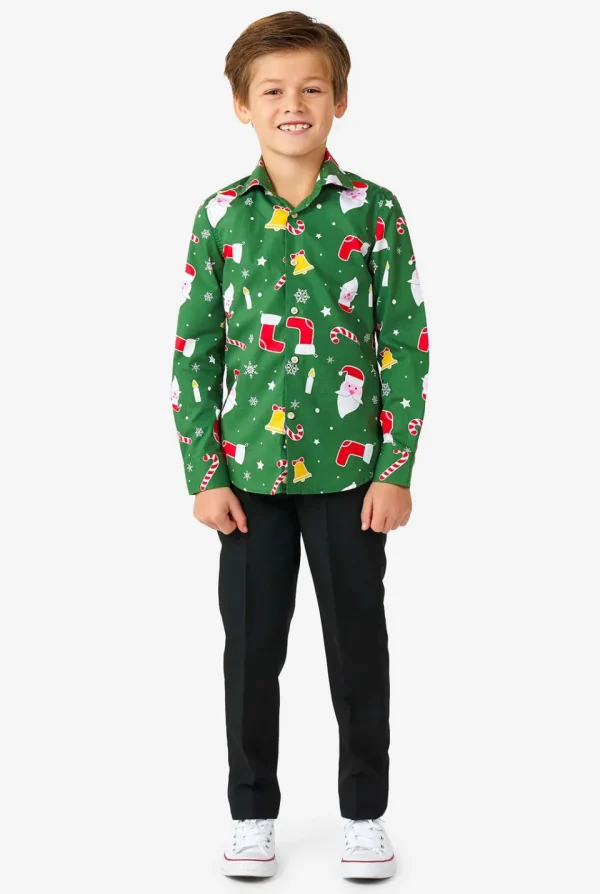 Boys OppoSuits Christmas Shirts^Santaboss