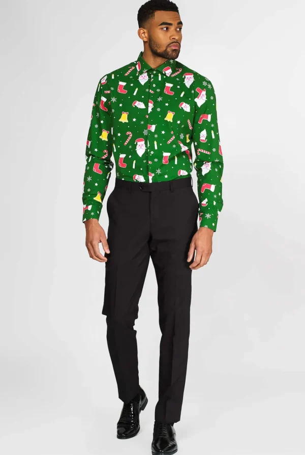 Men OppoSuits Christmas Shirts^Santaboss