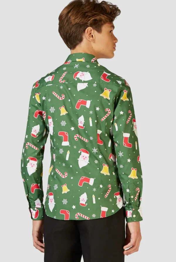 Teen Boys OppoSuits Christmas Shirts^Santaboss