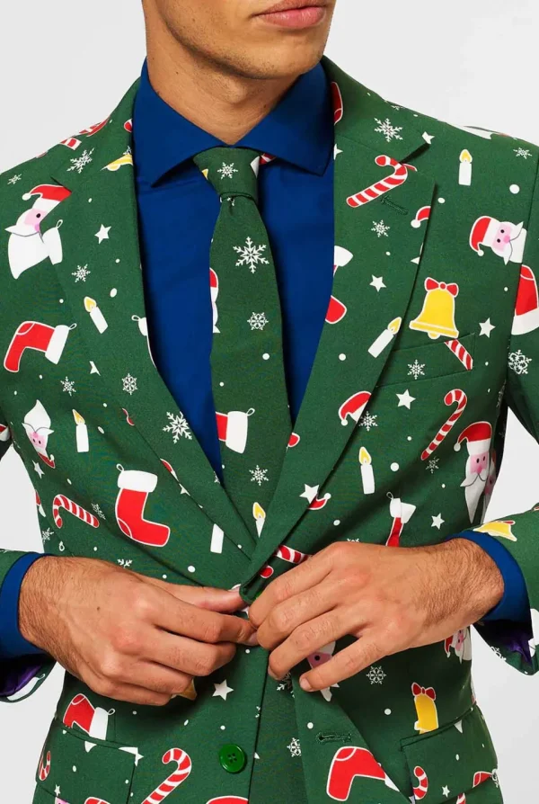 Men OppoSuits Christmas Suits^Santaboss