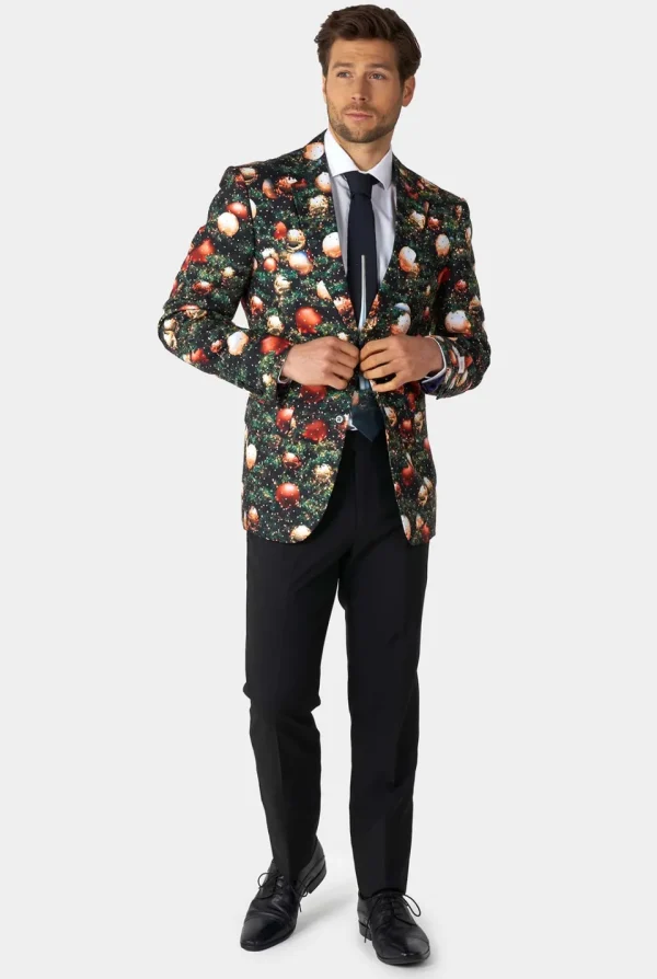 Men OppoSuits Christmas Suits^Shine Pine