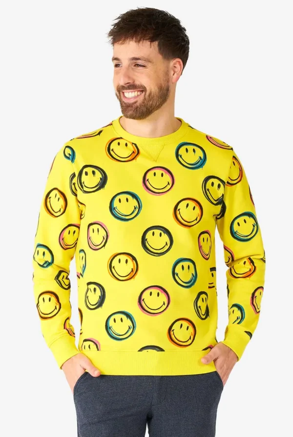 Men OppoSuits Deluxe Sweaters^Smiley® Smudge